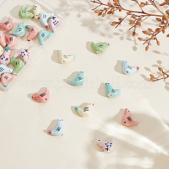 28Pcs 7 Colors Handmade Porcelain Beads&nbsp;PORC-GO0001-02