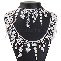 5 Yards Flower Polyester Ribbon&nbsp;OCOR-GF0004-08A