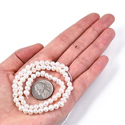Natural Cultured Freshwater Pearl Beads Strands&nbsp;LS-PEAR-N013-04A