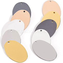 30Pcs 5 Colors Brass Pendants&nbsp;KK-BC0002-16