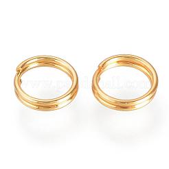 304 Stainless Steel Split Rings&nbsp;STAS-Q186-01-8mm-G