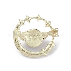 Rhinestone Planet with Star Brooch Pin&nbsp;LS-JEWB-M027-01LG-02
