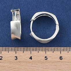 Brass Hoop Earrings for Women&nbsp;EJEW-U055-07S
