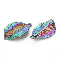 Rainbow Color Alloy Pendants&nbsp;PALLOY-S180-293-NR