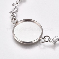 Tarnish Resistant 304 Stainless Steel Bracelet Making&nbsp;LS-STAS-L248-003P