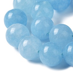Natural Green Jade Imitation Aquamarine Beads Strands&nbsp;G-B046-08A