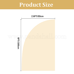 Cloth D-shaped Arch Backdrop Cover for Birthday Party Wedding Baby Shower Decorations&nbsp;DIY-WH20079-043C