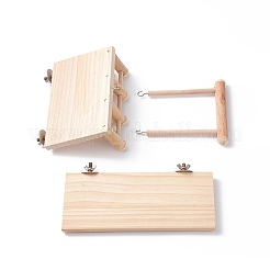 (Defective Closeout Sale: Screw Rusty) Bird Parrot Hamster Toys&nbsp;AJEW-XCP0001-86
