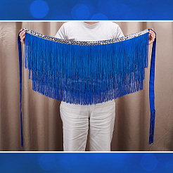 Polyester Tassel Belly Dance Short&nbsp;AJEW-WH0038-96A