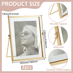 Glass & Iron Photo Frame&nbsp;FIND-WH0152-819G