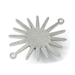 Brass Sun Connector Charms&nbsp;PALLOY-JF02137