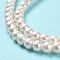 Natural Cultured Freshwater Pearl Beads Strands&nbsp;PEAR-J007-09