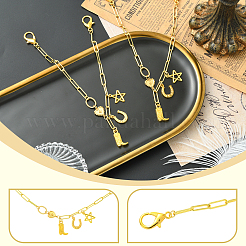 2Pcs Brass Boot Strap Chains&nbsp;HJEW-SW00449
