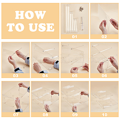 Acrylic Cupcake Riser Holder&nbsp;ODIS-WH0331-24