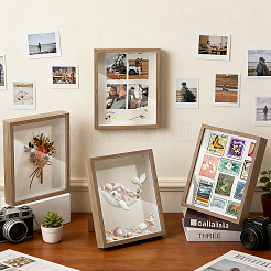 MDF Composite Wood Photo Frame Stand for Dried Flower&nbsp;DJEW-WH0028-057B