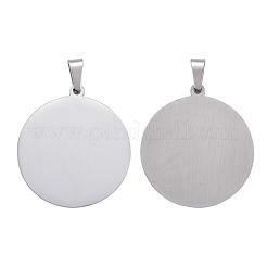 Tarnish Resistant 304 Stainless Steel Pendants&nbsp;STAS-P063-09P