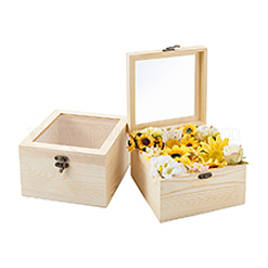 Wooden Jewelry Package Boxes&nbsp;CON-WH0086-211