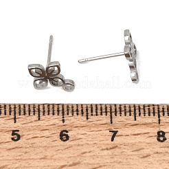 304 Stainless Steel Stud Earring Findings&nbsp;SA-CBAAD0D-06P