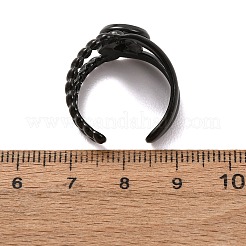 304 Stainless Steel Cuff Ring Components&nbsp;STAS-P454-01A-B