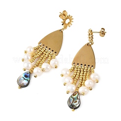316L Surgical Stainless Steel Chandelier Earrings&nbsp;EJEW-MZ00767
