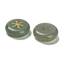 12 Constellation Natural Green Aventurine Cabochons Set&nbsp;G-Q190-03E