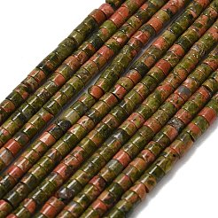 Natural Unakite Beads Strands&nbsp;G-P608-A10-01