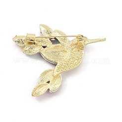 Alloy Rhinestone Lapel Pin Brooches for Clothes&nbsp;AL-CBAC0F3-01G-02