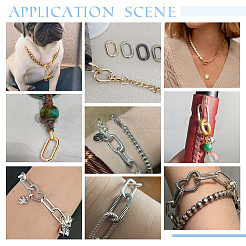 10Pcs Brass Spring Gate Rings&nbsp;KK-PH0005-23