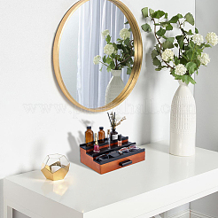 3-Tier Wood Jewelry Display Stands with Drawer&nbsp;ODIS-WH0025-327