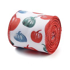 5 Yards Thanksgiving Day Printed Polyester Wired Ribbon&nbsp;OCOR-K009-01D