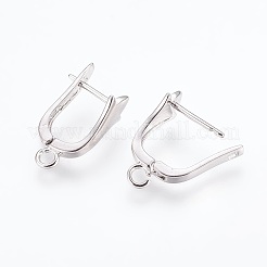 Brass Hoop Earrings&nbsp;ZIRC-F088-062P