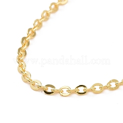 925 Sterling Silver Cable Chains Necklace for Women&nbsp;STER-I021-09G
