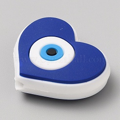 Evil Eye PVC Plastic Beads&nbsp;LS-SIL-SZC0005-08D