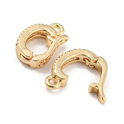 Brass Micro Cubic Zirconia Enhancer Shortener Bails&nbsp;X-KK-Q789-01G