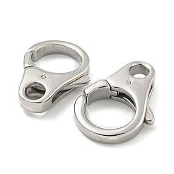 Non-Tarnish 304 Stainless Steel Lobster Claw Clasps&nbsp;STAS-O002-02P