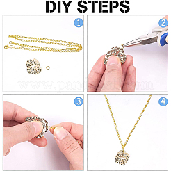 20Pcs 5 Style Brass Connector Charms&nbsp;KK-BC0008-13