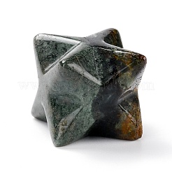 Natural Mixed Stone Sculpture Healing Crystal Merkaba Star Ornament&nbsp;G-C234-02