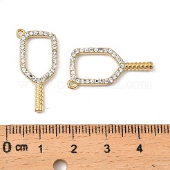 304 Stainless Steel with Crystal Rhinestone Pendants&nbsp;STAS-G358-12G-01