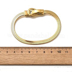 Stainless Steel Snake Chain Bracelets for Women&nbsp;BJEW-H203-02G