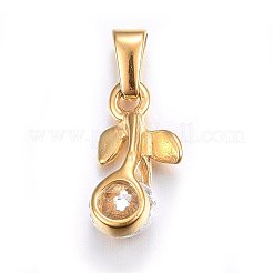 304 Stainless Steel Pendants&nbsp;STAS-P216-83G