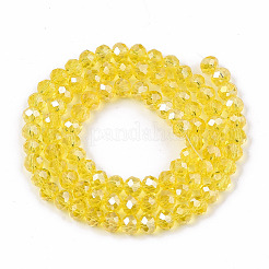 Electroplate Glass Beads Strands&nbsp;X-EGLA-A034-T6mm-B20