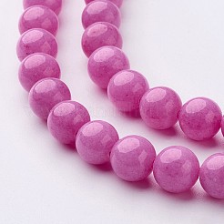 Natural Mashan Jade Round Beads Strands&nbsp;X-G-D263-8mm-XS30