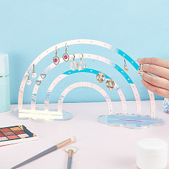 Acrylic Earring Display Stands&nbsp;EDIS-WH0016-14