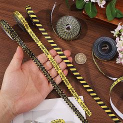 5Rolls 5 Styles Polyester Grosgrain Ribbon&nbsp;OCOR-CA0001-39