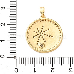 Brass Micro Pave Rhinestone Pendants&nbsp;KK-Z161-01G-03