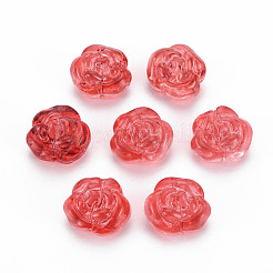 Transparent Baking Paint Glass Beads&nbsp;X-GLAA-S190-022-A01