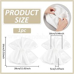 1 Pair Polyester Bride Puff Sleeves&nbsp;AJEW-BC0009-23