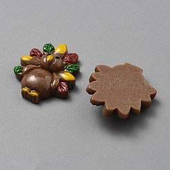 Thanksgiving Turkey Shape Resin Cabochons&nbsp;RESI-WH20001-21