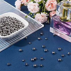 1200Pcs 3 Style 304 Stainless Steel Beads&nbsp;STAS-BBC0003-60P