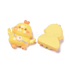 Spring Theme Opaque Cute Chick Resin Decoden Cabochons&nbsp;RESI-B024-08